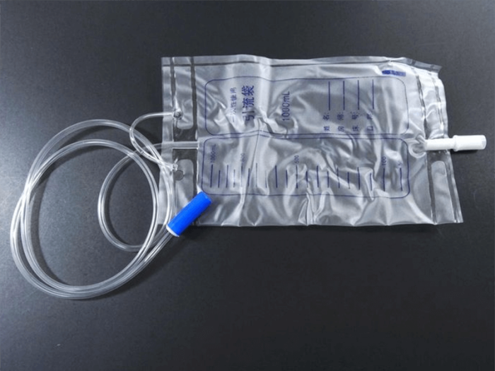 Infection prevention and control of drainage bags during postoperative drainage