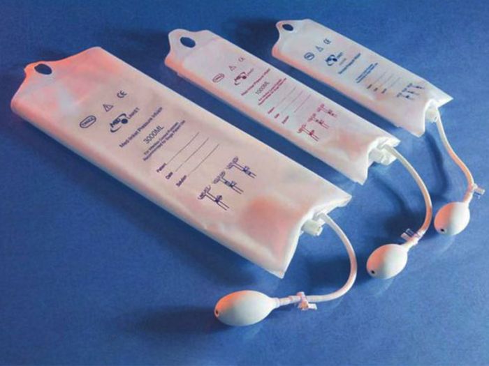 The composition and welding process of the infusion pressurized bag storage air bag