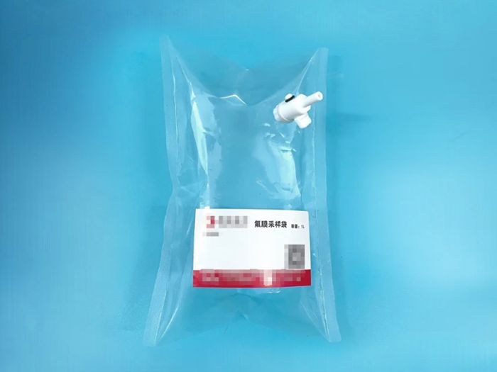 Modified fluorine material gas sampling bag