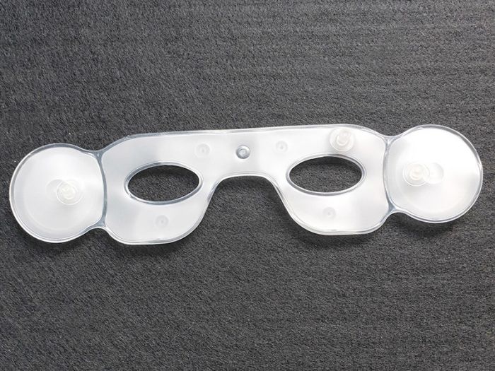 Application and heat sealing process of TPU in the inner bladder of eye massagers