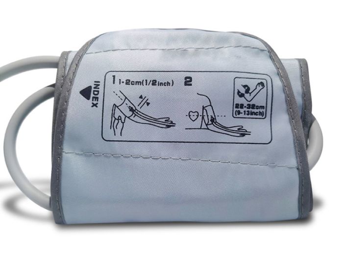 Does the material of the blood pressure cuff bladder affect the measurement results?